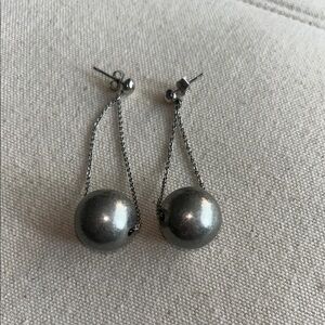 Silver Drop Earrings